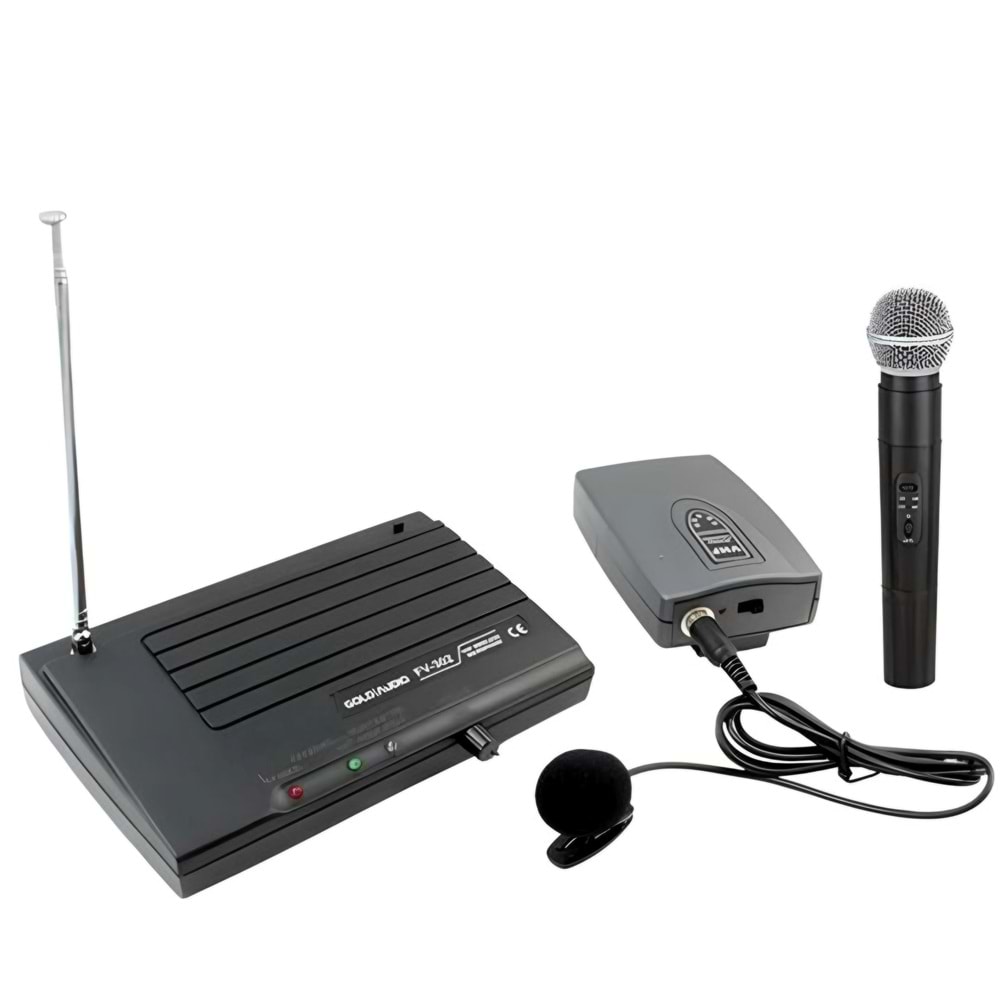 FV-305 Profesyonel El-Yaka VHF Telsiz Mikrofon Class