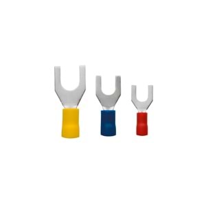 0.50-1.50mm2 Çatal Tip İzoleli Kablo Ucu M5 Kırmızı Renk