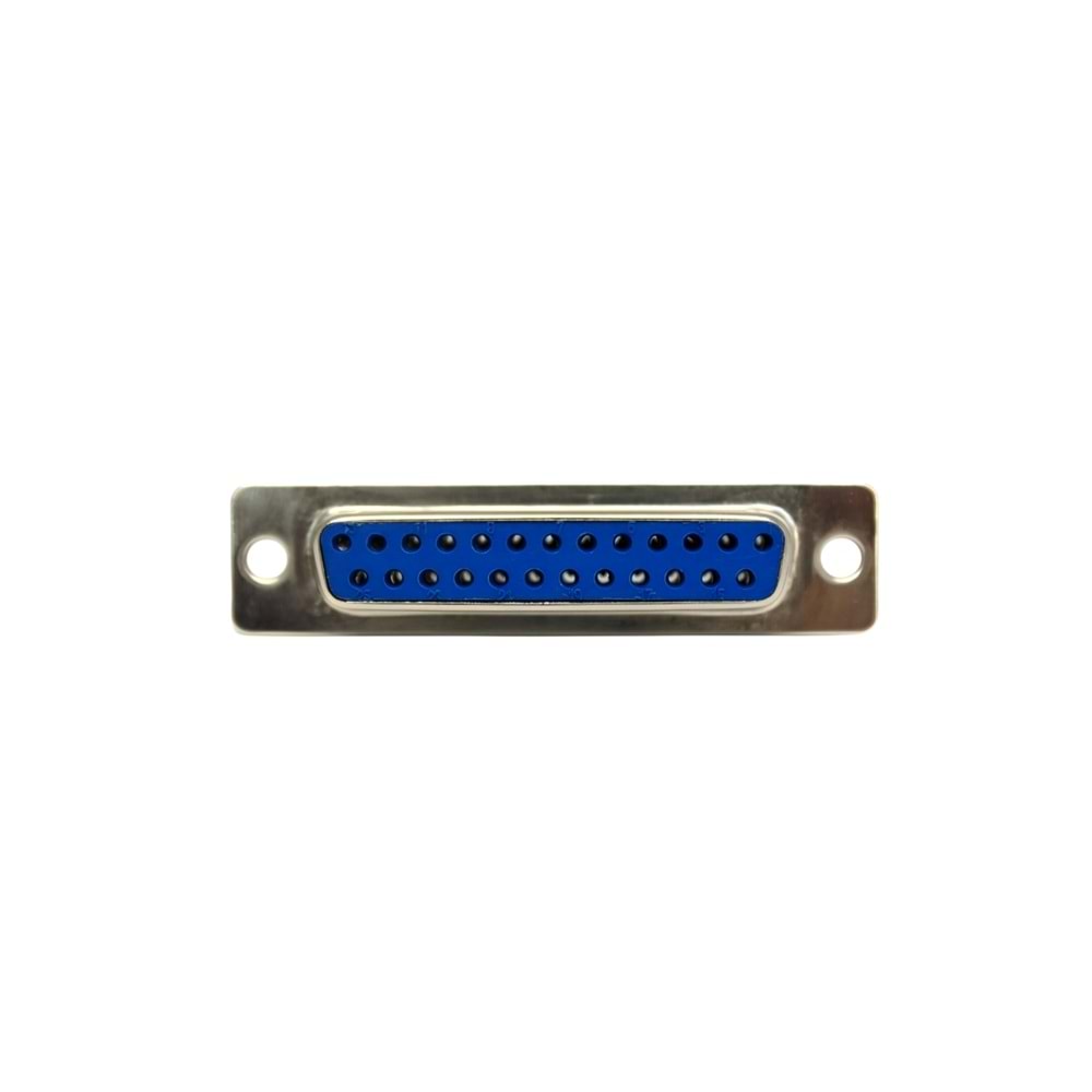 25 Pin D-Sub Şase Dişi Konnektör 180 Derece PCB Tipi