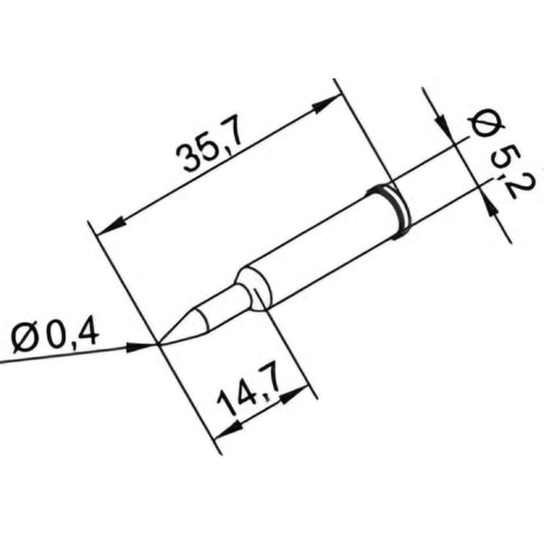 102PDLF04L Havya Ucu, icon Serisi Havya Ucu 0.4mm ERSA