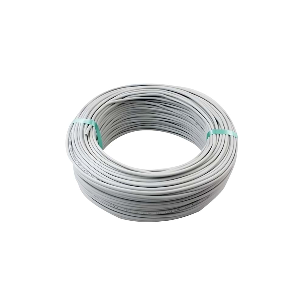 0.50mm NYAF Kablo Çok Damarlı (Gri) Hanoğlu
