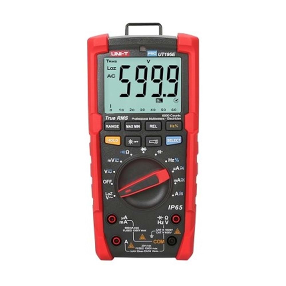 UT195E IP65 True RMS Profesyonel Djital Multimetre UNI-T