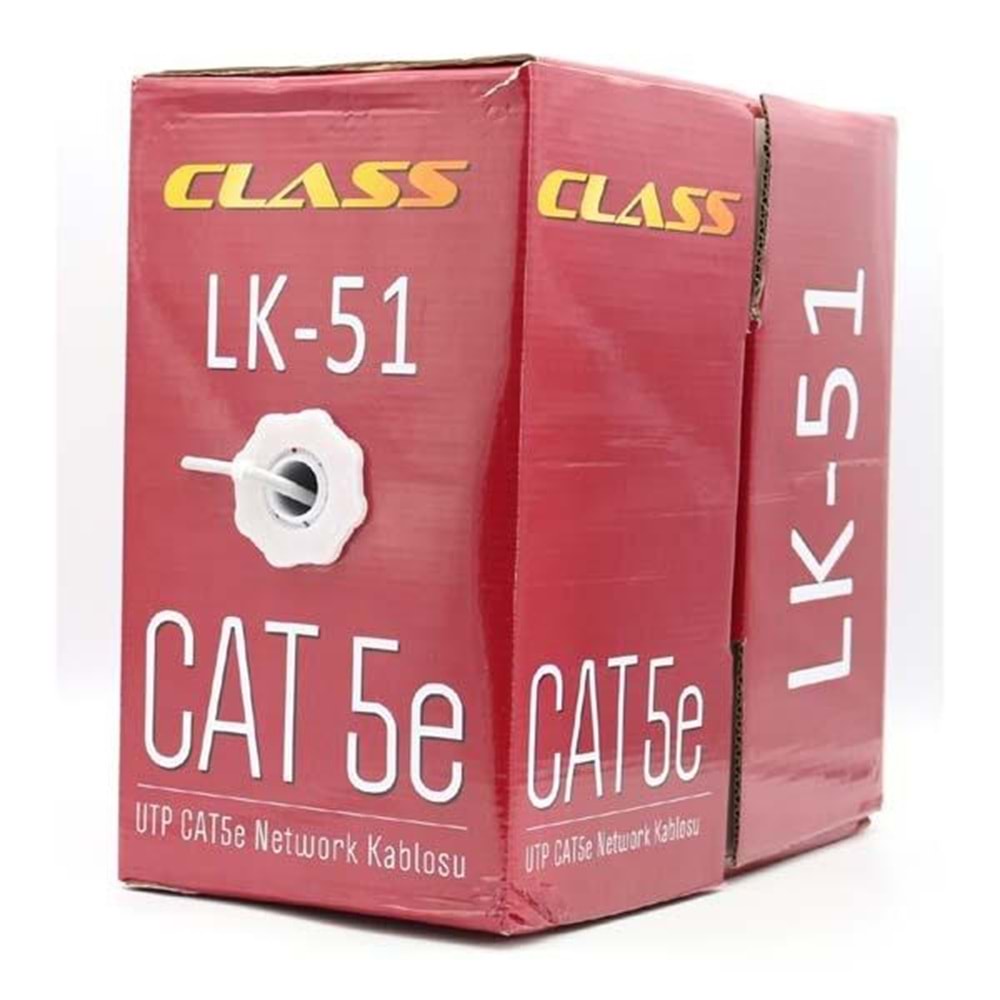 CAT5 UTP Kablo Etherhet Network Kablosu 26 AWG 305 Metre