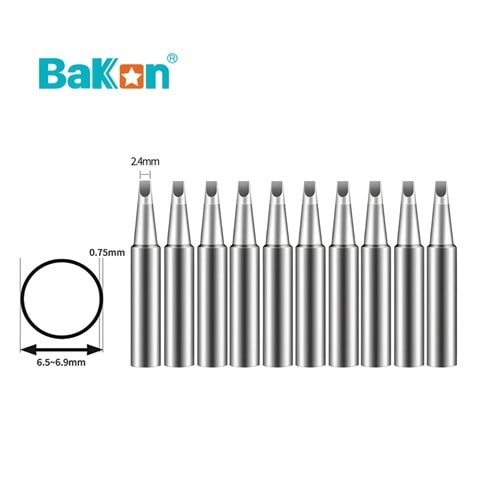 Bakon 600-2.4D Havya Ucu Tornavida Uç (1 Adet) BK60-BK90-BK863-BK881