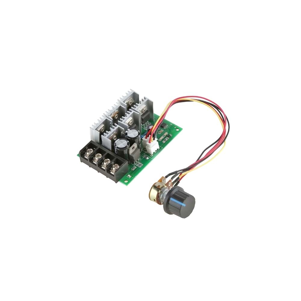 2000W DC Giriş-9V-55V Çıkış Akımı-40A PWM DC Motor Hız Kontrol Kartı