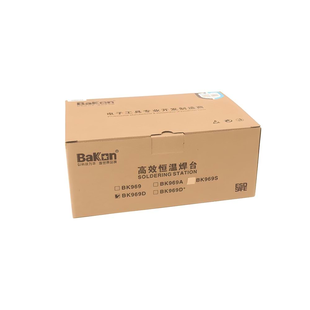 Bakon BK969D Intelligent Isı Ayarlı Havya İstasyonu