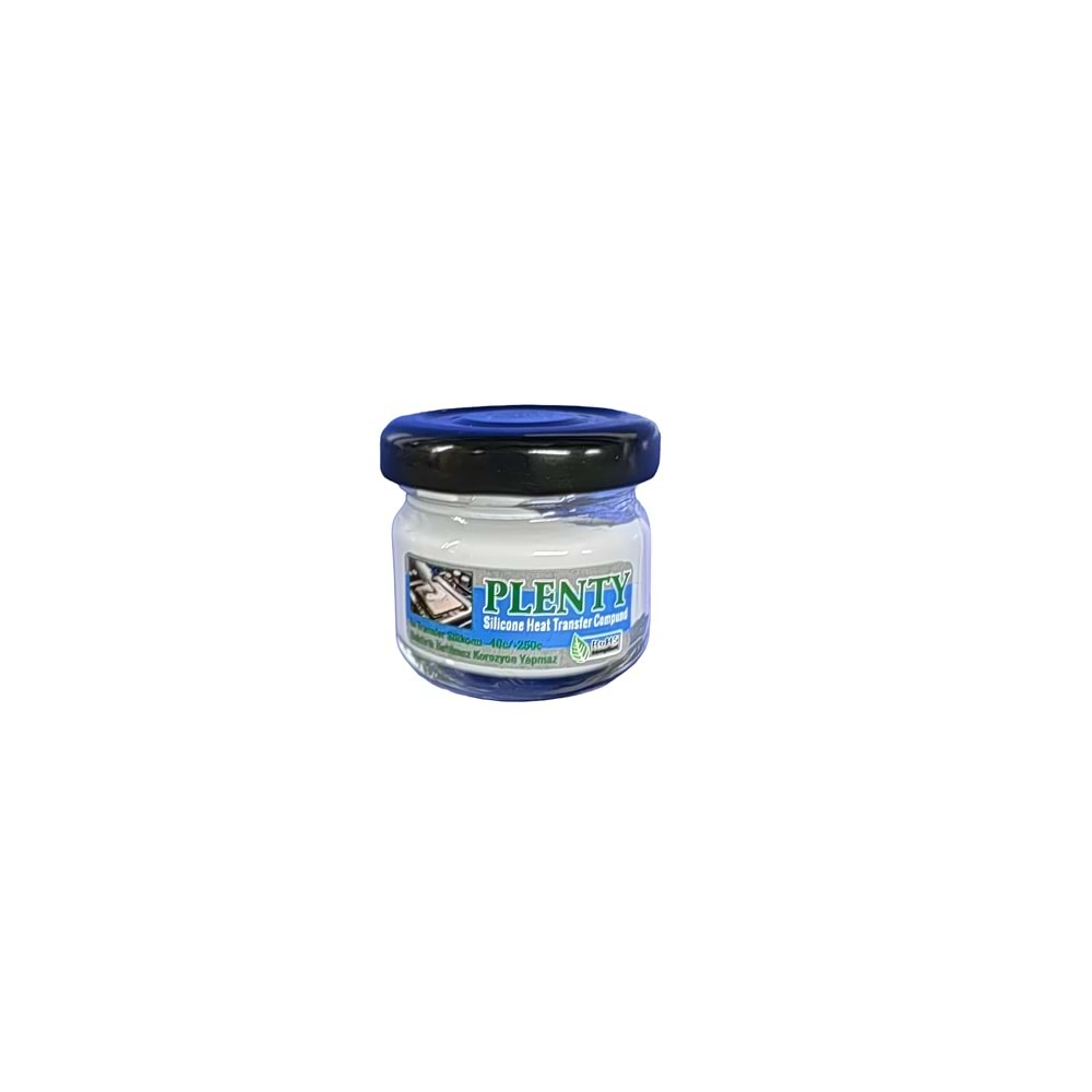Termal Macun, Silikon Pasta 40gr Cam Kavanoz Plenty