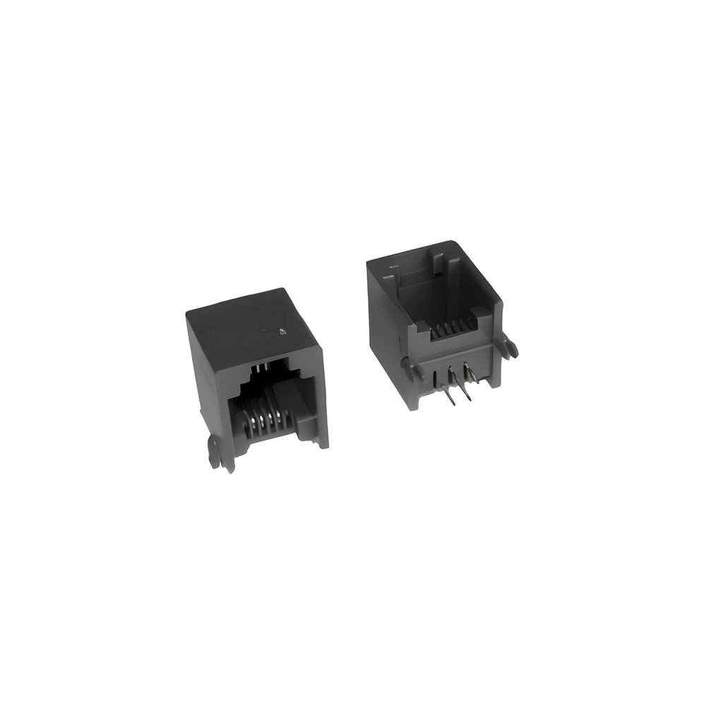 6P4C RJ-11 PCB Tip Konnektör 90 Derece