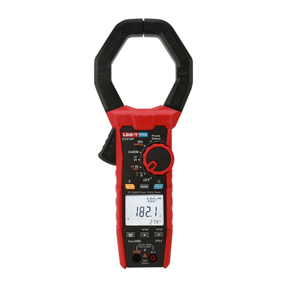 UT256B 200A AC/DC True RMS Açık Ağızlı Dijital Pens Ampermetre UNI-T