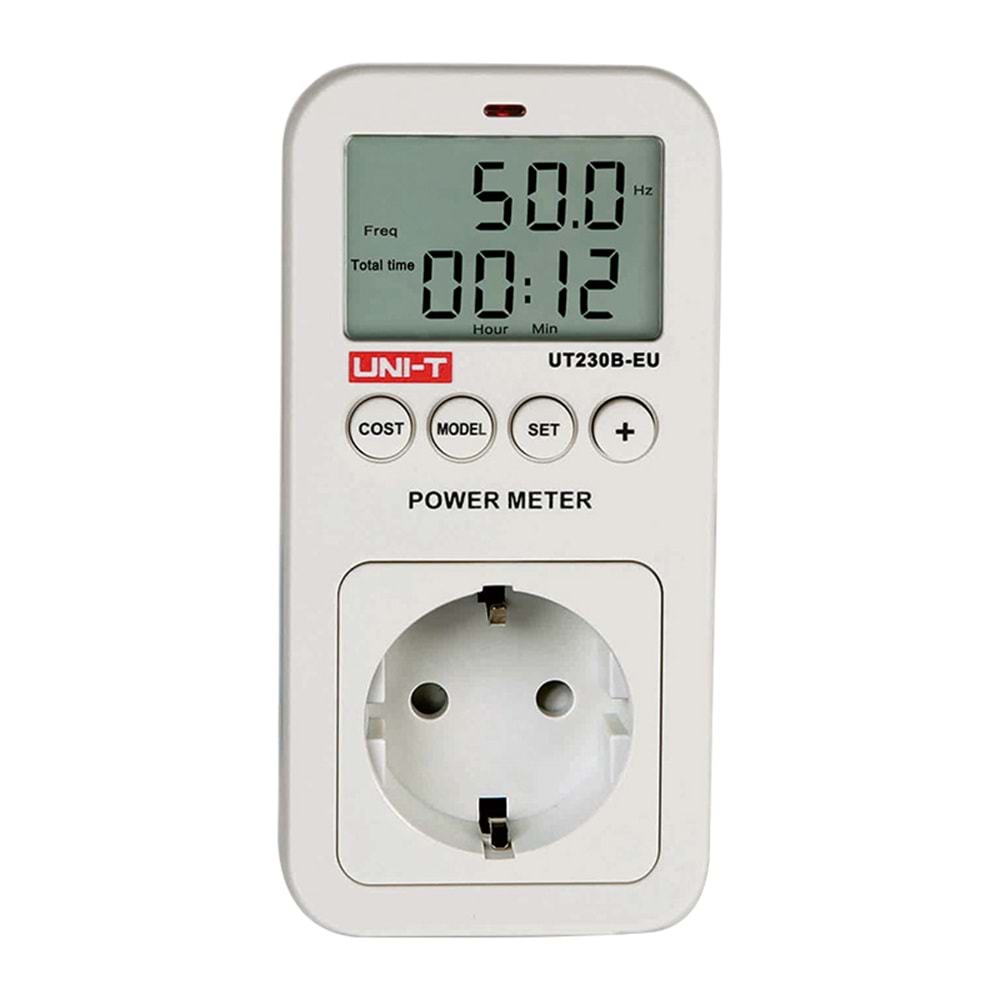 UT230B-EU Priz Tipi Dijital Wattmetre UNI-T