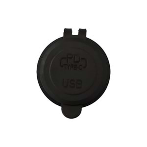 Pano Tip Cep Telefonu Şarj USB 3.0 Type-C Butonlu